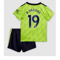 Fotbalové Dres Manchester United Raphael Varane #19 Dětské Alternativní 2022-23 Krátký Rukáv (+ trenýrky)
